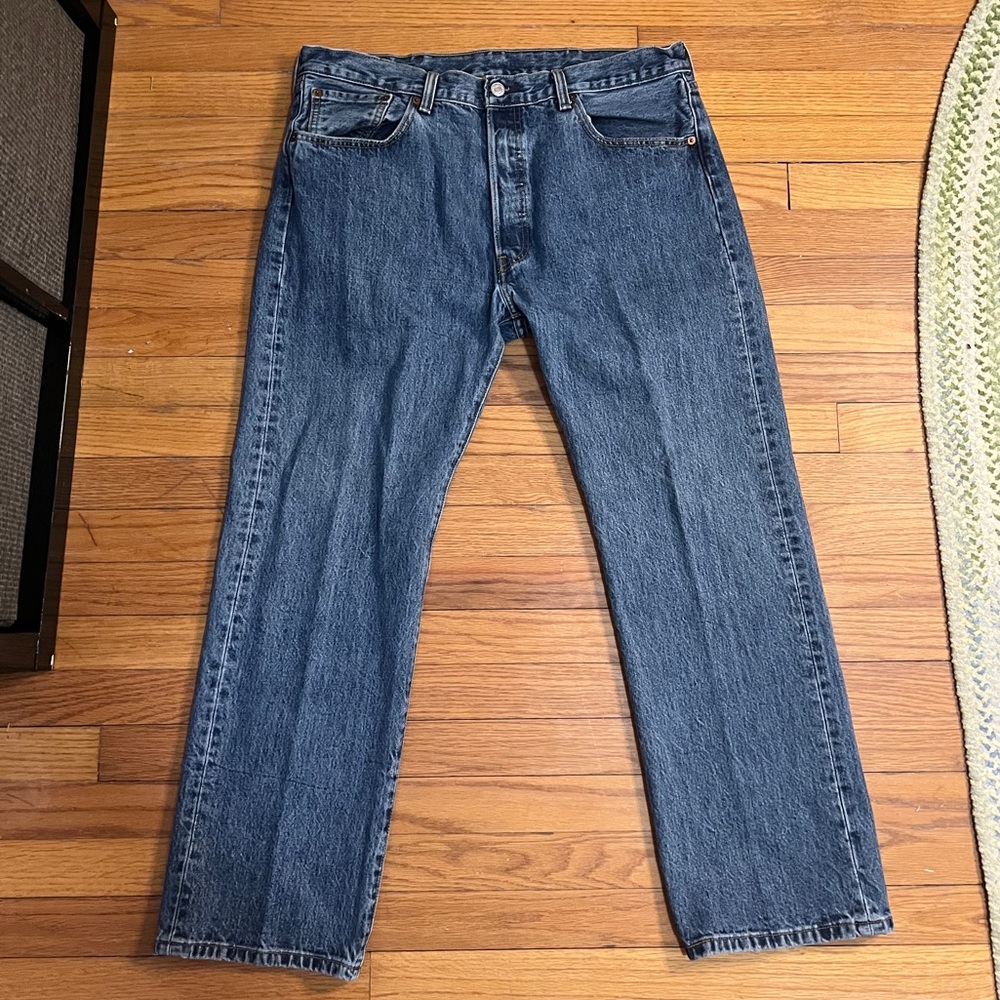 Levi 501 Jeans Button-Fly Straight Leg Men‎ 38x30
